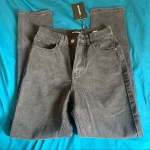 plt washed black jeans